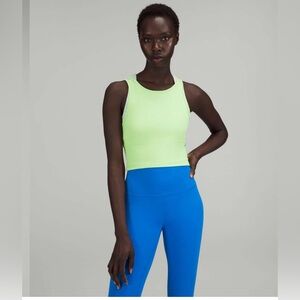 Lululemon Power Pivot Ribbed Tank Top
Scream Green Light Sz 2